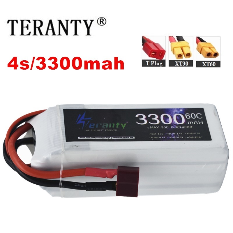Drone Battery Connector - Bateria recarregável lipo 4S 3300mah 60c
