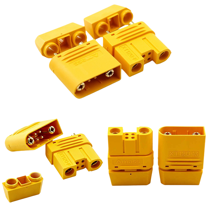 Drone Battery High Voltage - Conector Amass Original XT120(2+4) de Alta