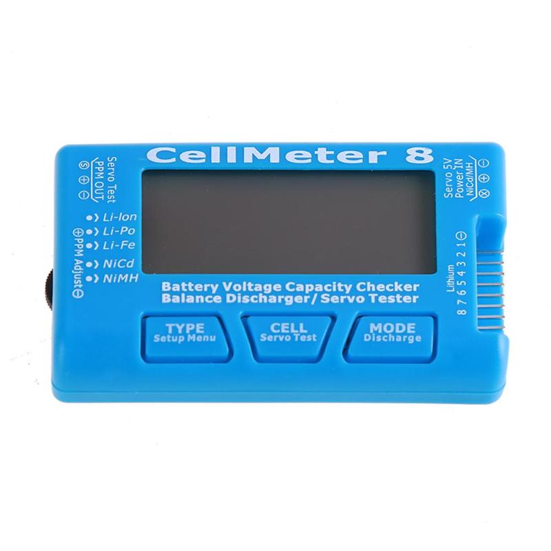 Drone Battery Voltage Checker - Cellmeter 8 verificador de bateria digital