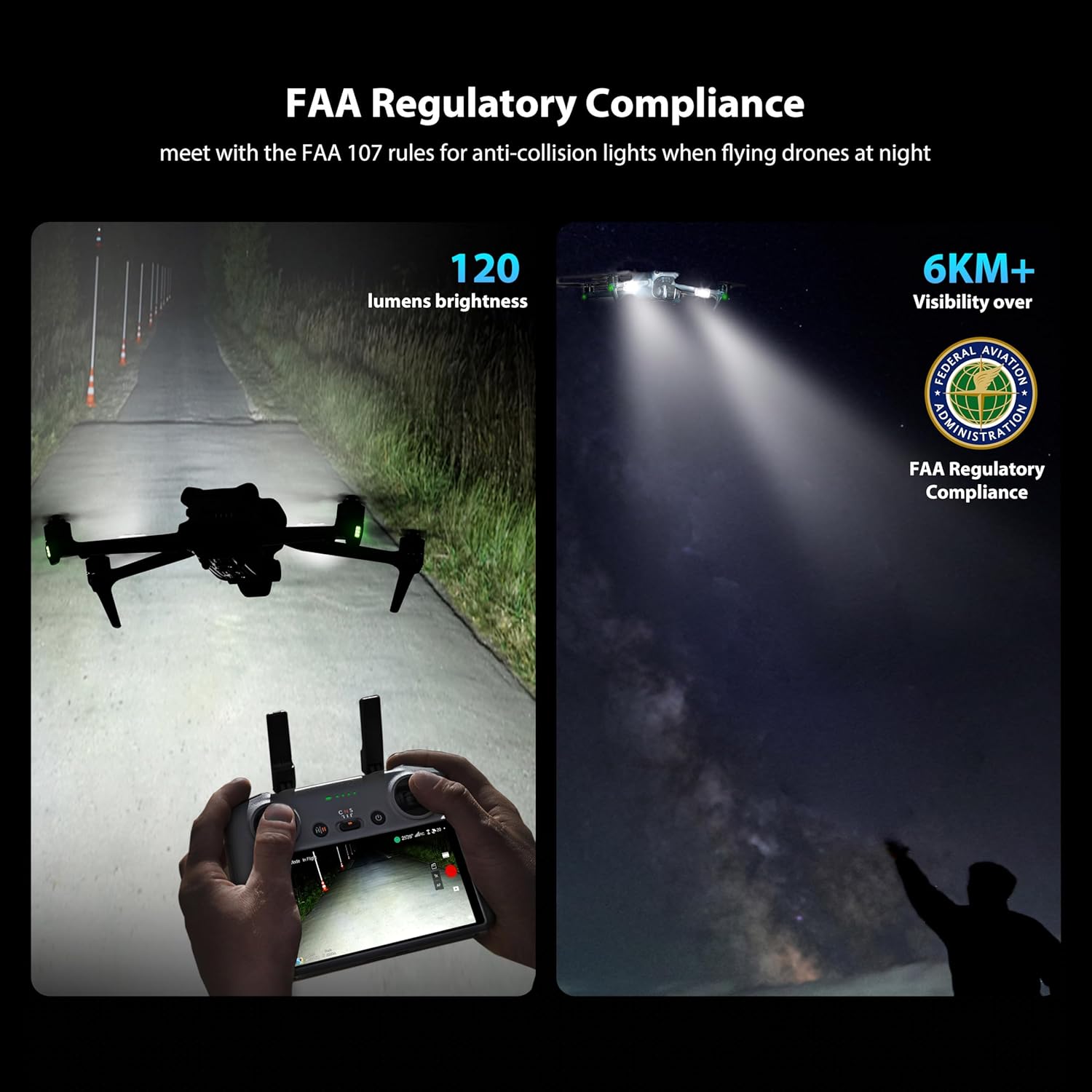 Startrrc drone luz estroboscóp - Drone Battery Bag avaliação e preço