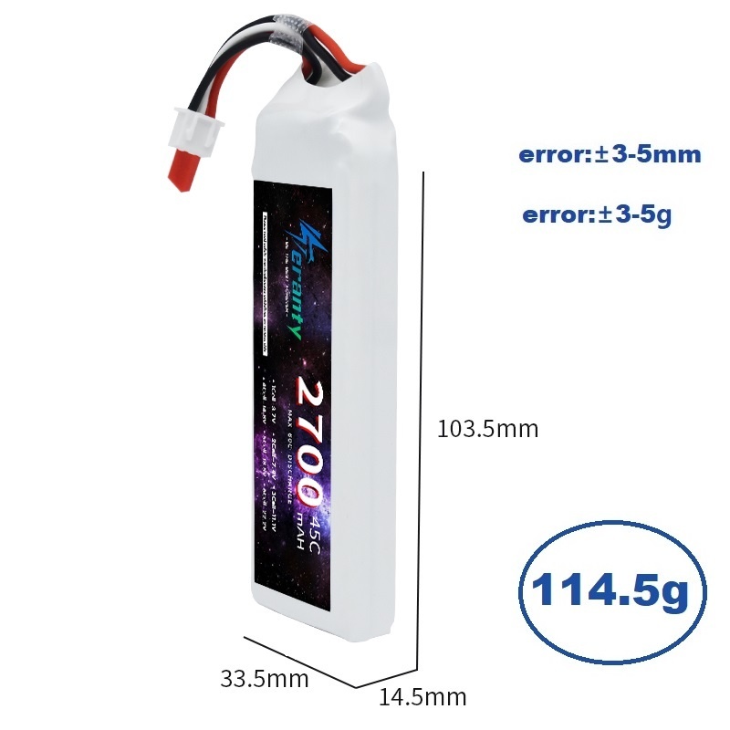 1/3 pçs 2s 7.4v bateria lipo 2 - Drone Battery Connector avaliação e preço
