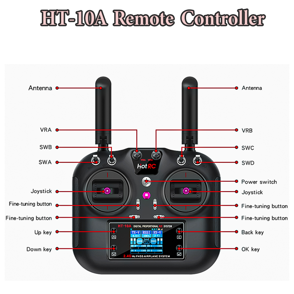 Controle Remoto Hotrc Hot RC H - Drone Battery Connector avaliação e preço