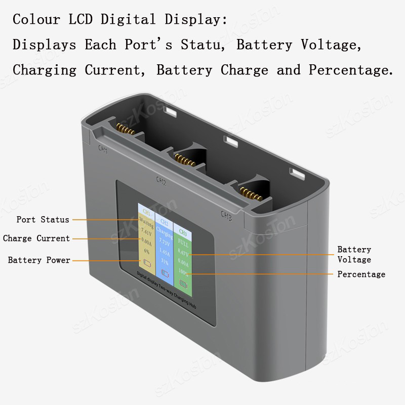 Para dji mavic mini 2/se mini  - Drone Battery Balance Charger avaliação e preço