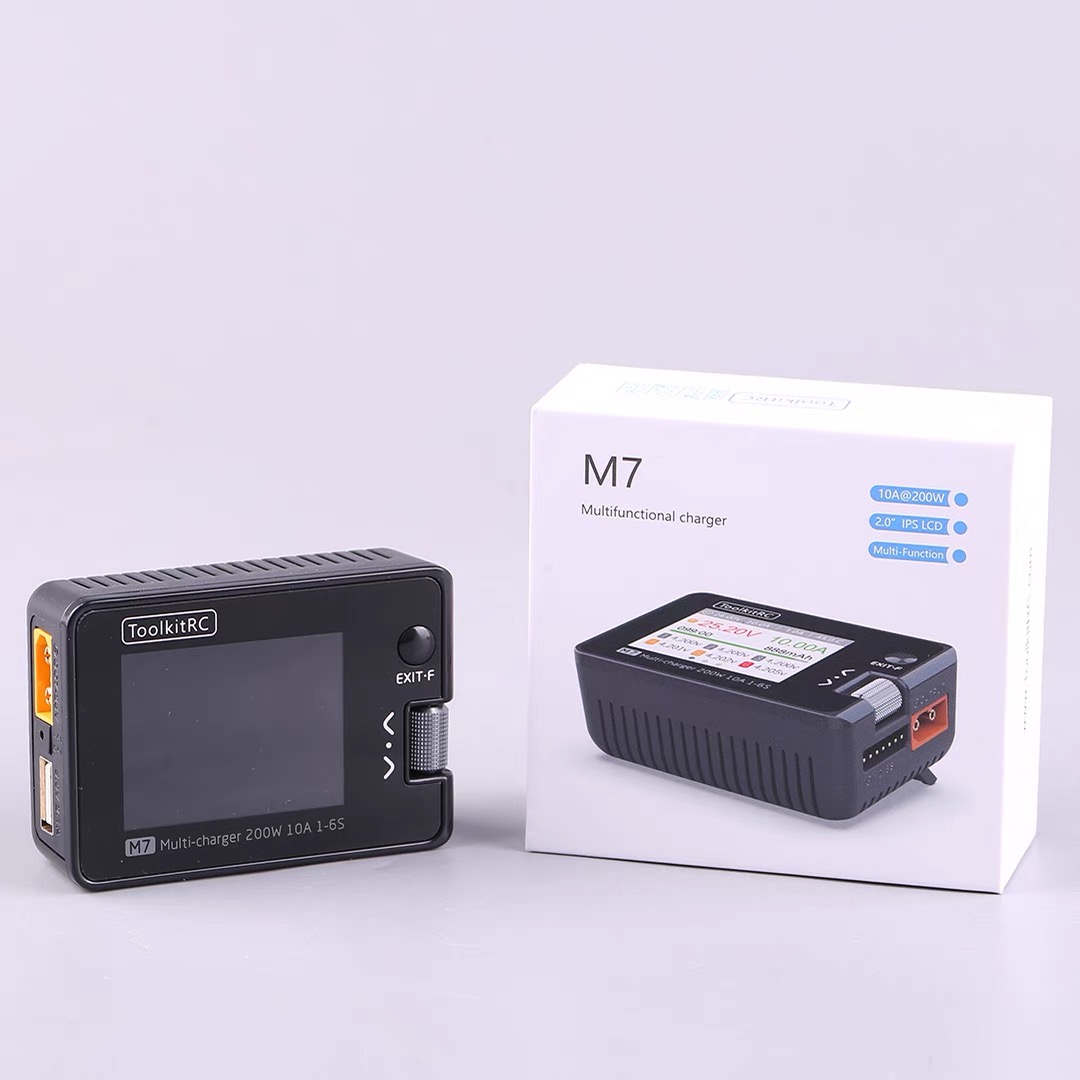 Para toolkitrc m7 200w 10a dc  - Drone Battery Voltage Checker avaliação e preço